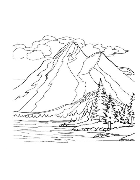 Mountains Coloring