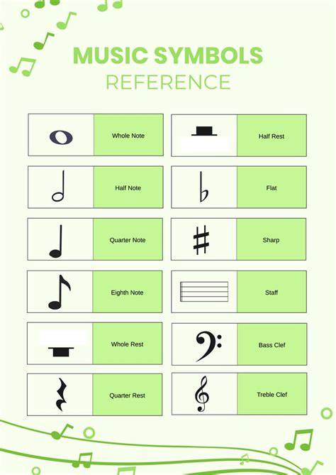 Music Note Symbol Printable