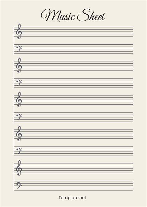 Music Sheets Printable