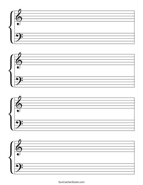 Music Staff Paper Free Printable