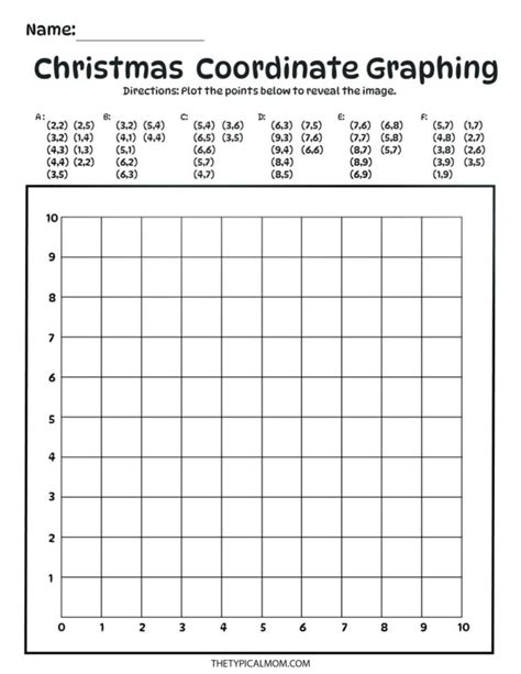 Mystery Graph Pictures Printable Free