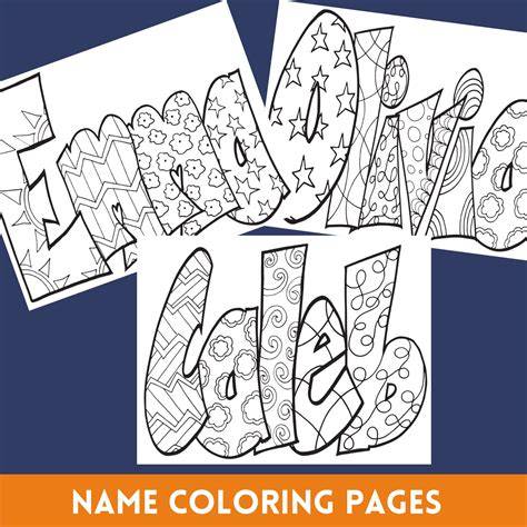 Name Coloring Pages