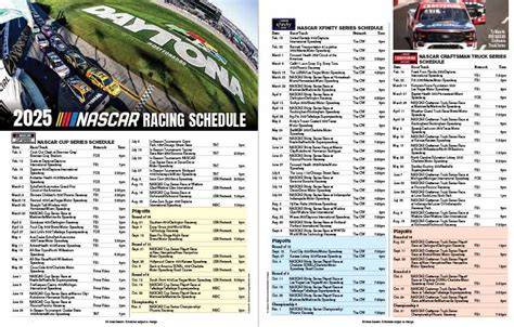 Nascar Tv Schedule 2025 Printable