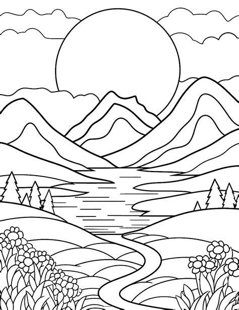 Nature Coloring Book