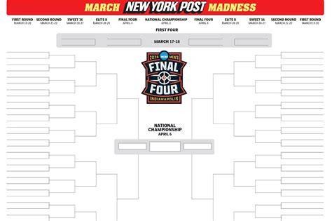 Ncaa Blank Bracket Printable