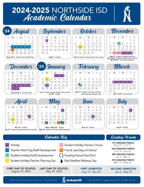 Neisd Calendar 2024 2025 Pdf Download