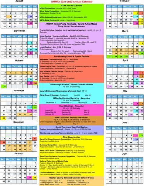 Nevada State Calendar