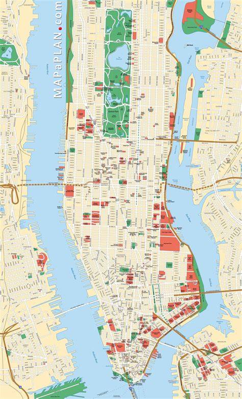 New York City Printable Map