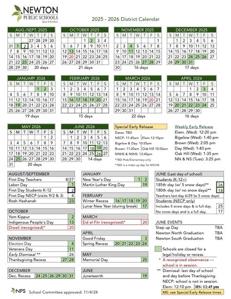 Newton County Calendar