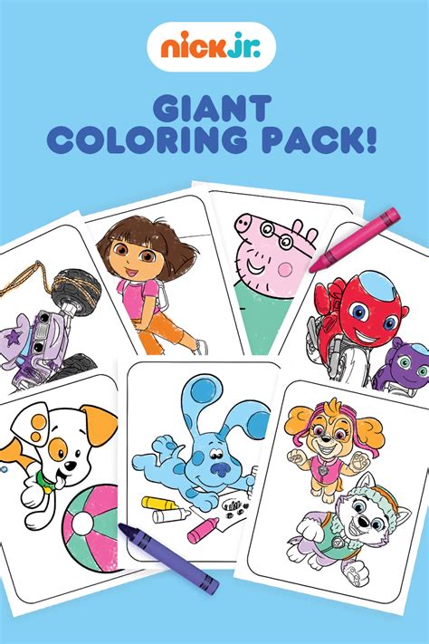 Nick Jr Colouring Pages