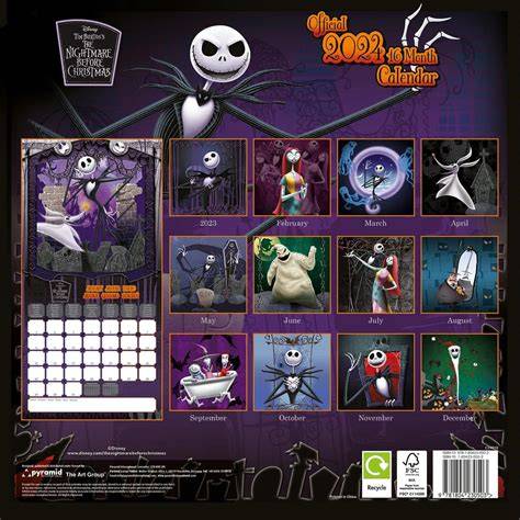 Nightmare Before Christmas Calendar 2024