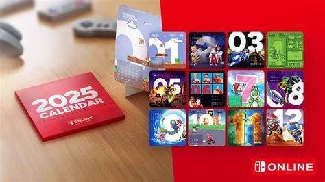Nintendo Calendar 2025