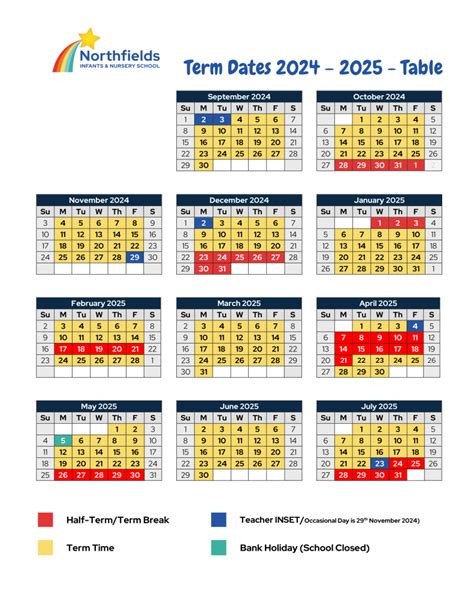 Northfield School Calendar 2024 2025