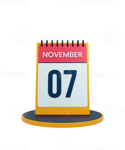 November 07 Calendar