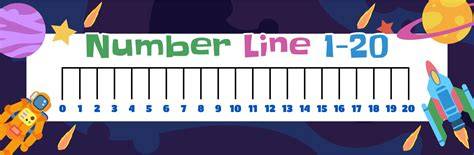 Number Line 1 20 Printable Free