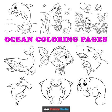 Ocean Coloring Book Pages