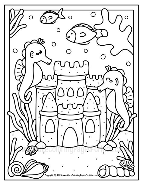 Ocean Colouring Pages