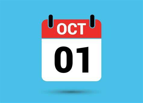 October 1 Calendar