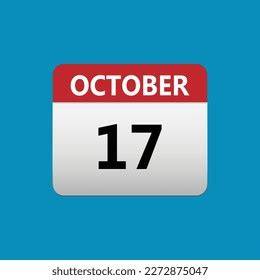 October 17th Calendar