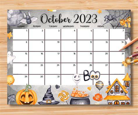 October 23 Calendar 2024