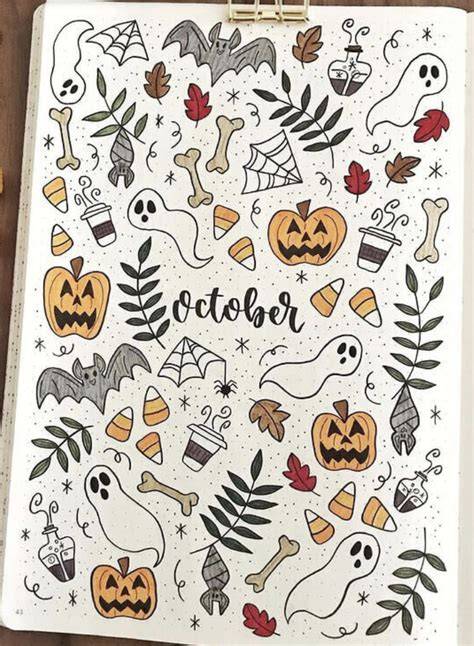 October Calendar Drawing Ideas