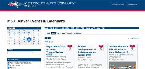 msu academic calendar