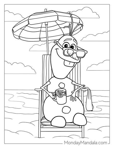 Olaf Coloring Sheets