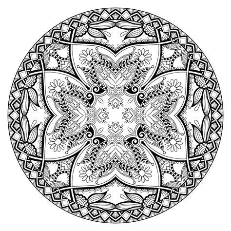 Online Coloring Pages Mandala