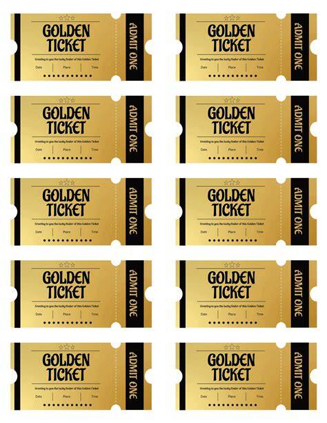 Online Printable Tickets