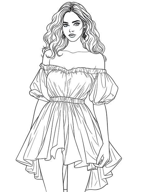 Outfit Colouring Pages