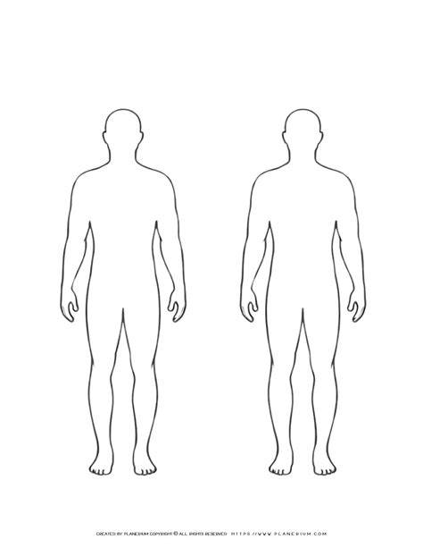 Outline Of A Human Body Printable