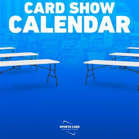 sports card show calendar