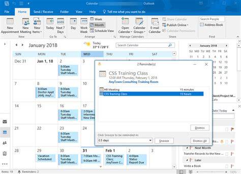 Outlook Calendar Alerts
