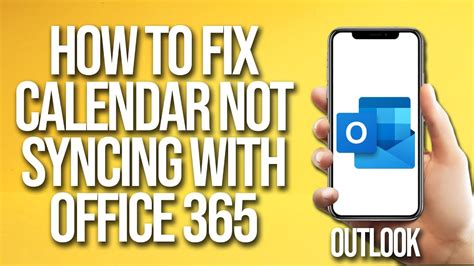 Outlook Calendar Is Not Syncing