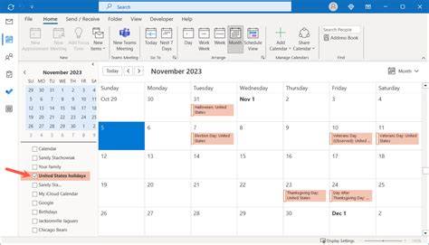 Outlook Holiday Calendar