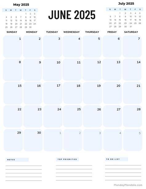 2025 calendar pages