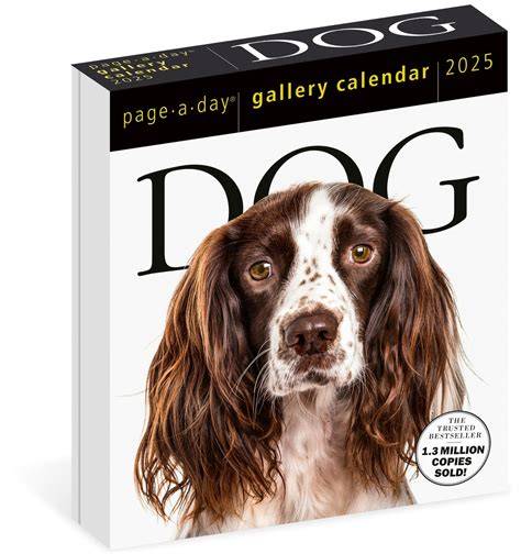 Page A Day Dog Calendar 2025