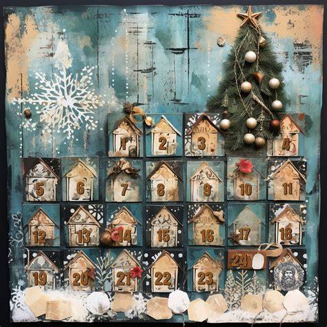 vintage advent calendar
