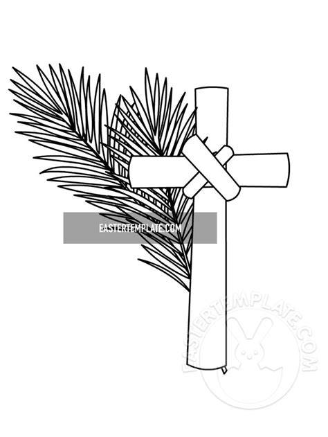 Palm Sunday Cross Printable
