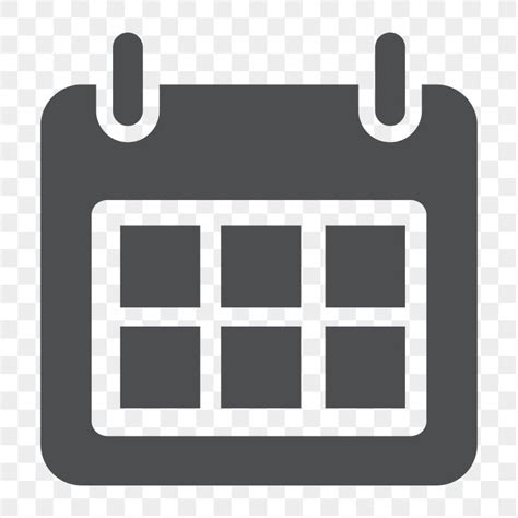 calendar icon transparent
