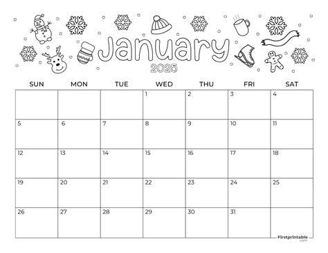 free printable january 2025 calendar