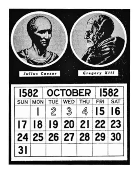 october 1582 calendar