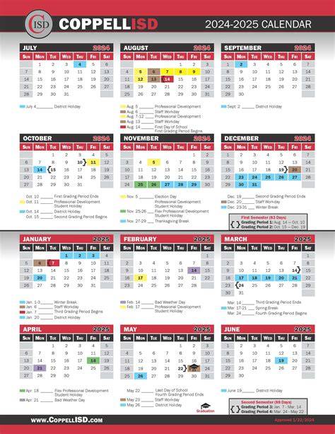 plano isd calendar 24 25