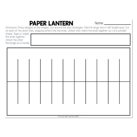 Paper Lantern Printable