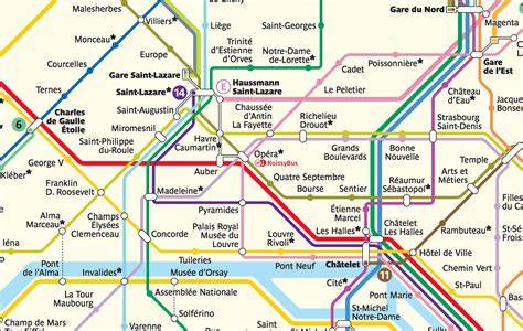 Paris Subway Map Printable