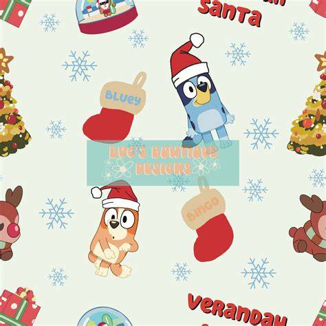 bluey christmas calendar