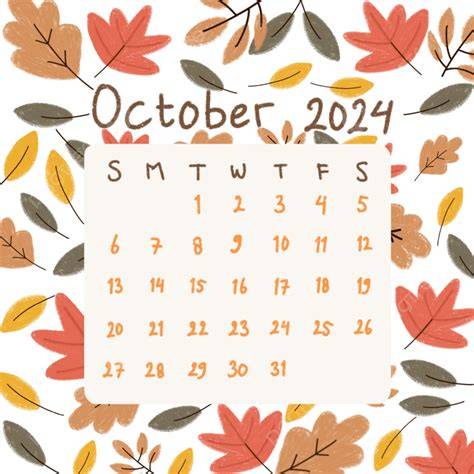 october calendar 2024