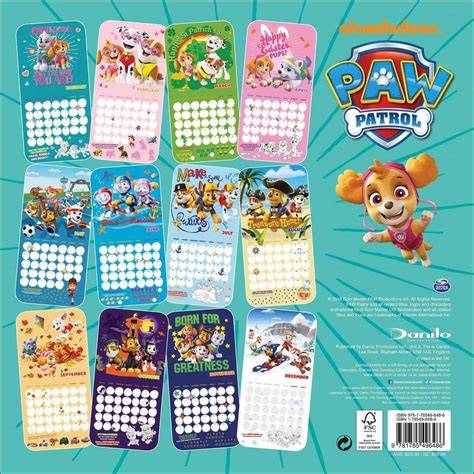 Paw Patrol Calendar