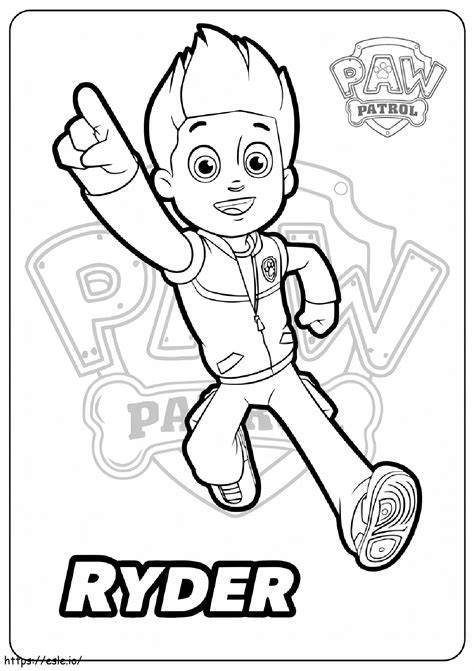 Paw Patrol Ryder Coloring Pages