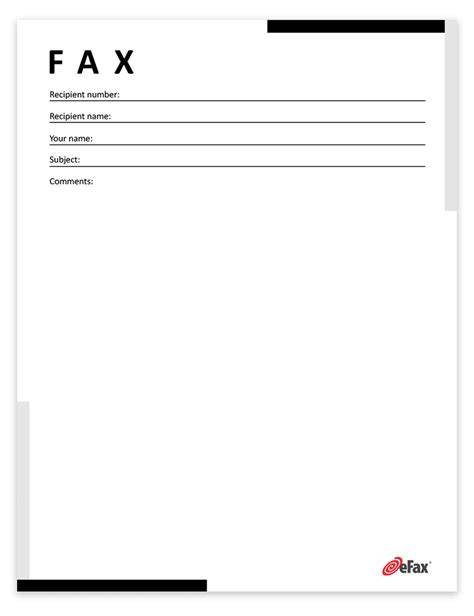 Pdf Fax Cover Sheet Printable